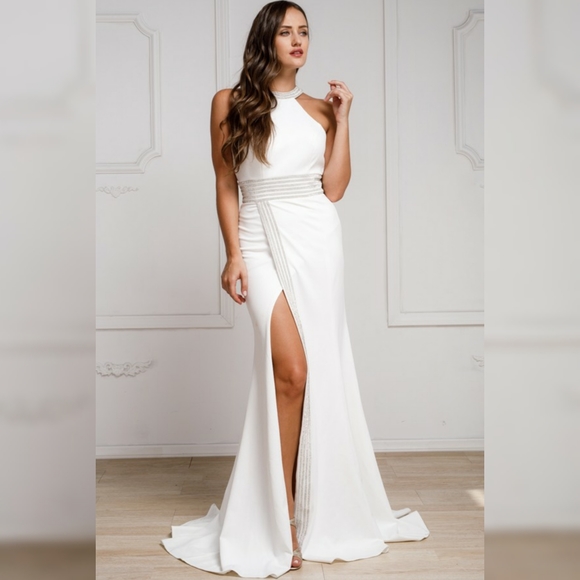 Lee Anne Rhinestone Gown - Picture 1 of 4